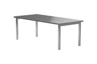 Spisebord Cilo 210 x 95 – sølv