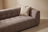Sofa 3-seter Malou – brun