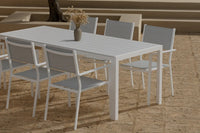 Spisegruppe Copacabana & Break 2-pakk 205 x 90 – grå og hvit