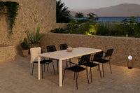 Spisegruppe 2-pakk 200 x 90 – svart og beige