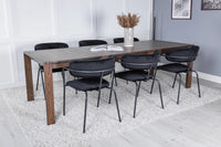 Spisestol Arrow 2-pakk – svart
