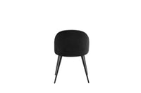 Spisestol Velvet 2-pakk – svart
