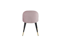 Spisestol Velvet 2-pakk – støvet rosa