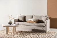 Sofa 3-seter Nova – brun