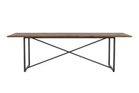 Rektangulært spisebord Padang 250 x 100 – natur