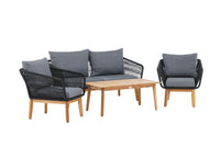 Sofagruppe Chania – natur og svart