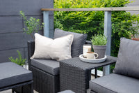 Loungegruppe Quad – svart