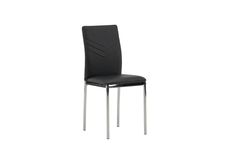 Spisestol Lily 2-pakk – svart