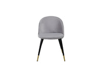 Spisestol Velvet 2-pakk – grå