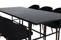 Spisegruppe Arch & Leif 2-pakk 200 x 90 – svart