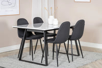 Spisestol Polar 2-pakk – svart