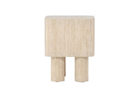 Sidebord Klirou 40x40 – beige