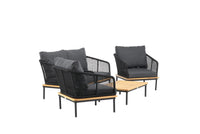 Sofagruppe Andorra – natur og svart