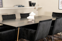 Spisegruppe Petra 190 x 90 – svart