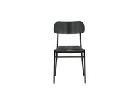 Spisestol Polly 2-pakk – svart