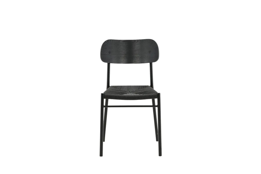 Spisestol Polly 2-pakk – svart