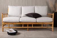Sofa 3-seter Cane – natur
