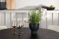 Spisegruppe Olivia ⌀110 2-pakk – svart og beige