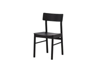 Spisestol Montros 2-pakk – svart