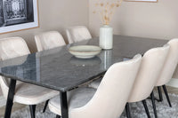 Spisestol Velvet Deluxe 2-pakk – beige