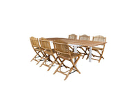 Spisegruppe Cane & Panama 160 x 90 – natur og hvit