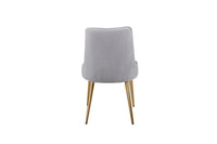 Spisestol Velvet Deluxe 2-pakk – grå