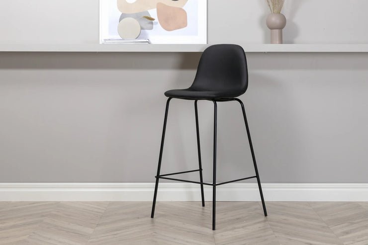 Barstol Polar 2-pakk – svart
