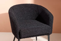 Lenestol Fluffy – svart