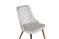Spisestol Velvet Deluxe 2-pakk – beige