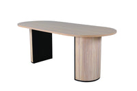 Spisebord Bianca ovalt 200 x 90 – hvitvasket