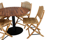 Kafégruppe Cane & Cot rund ⌀100 – natur
