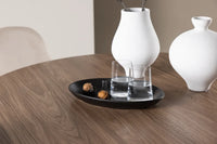 Spisestol Polar & Olivia 2-pakk + Rundt spisebord ⌀110 – beige og brun