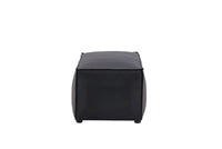 Puff Palermo 119 x 47 x 59 – svart