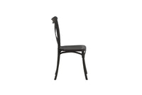 Spisestol Crosett 2-pakk – svart
