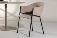 Spisestol Evelina 2-pakk – beige