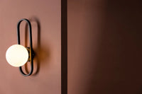 Vegglampe Alpes – svart
