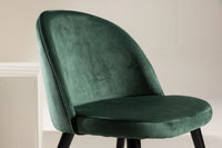 Spisestol velour 2-pakk – grønn