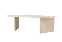 Rektangulært spisebord Skagen 240 x 100 – beige