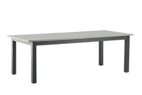 Spisebord Albany 224 x 90 – mørk grå