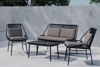 Sofagruppe Zakynthos – svart