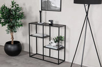 Stålhylle 26 x 81 x 80 – svart