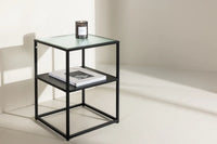 Sidebord Sao Paulo 40x40 – svart