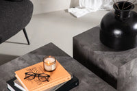 Sofabord York 40x40 + Sofabord 80 x 60 – mørkegrå
