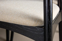 Spisestol Ven & Tyresö 2-pakk + Spisebord ovalt 220 x 100 – svart