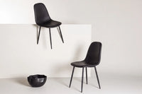 Spisestol Polar 2-pakk – svart