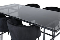 Spisegruppe Berit & Leif 200 x 90 – svart