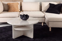 Sidebord Ålesund ⌀85 – beige