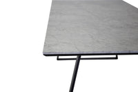 Rektangulært spisebord Estelle 140 x 90 – svart