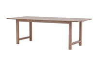 Spisebord Count rektangulært 220 x 100 – brun