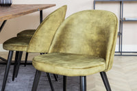 Spisegruppe Padang & Velvet 250 x 100 2-pakk – natur og grønn